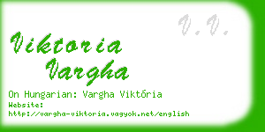 viktoria vargha business card
